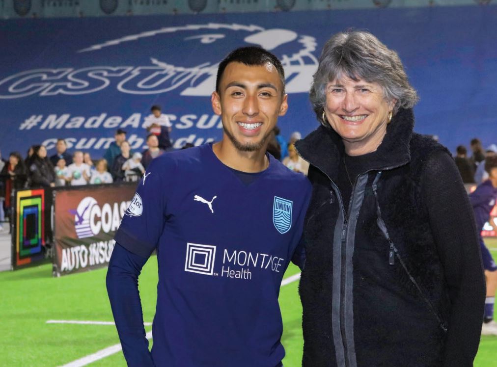 Math scholarship helps pro soccer player