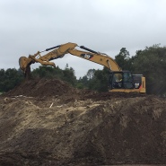 Thumbnail navigation item to preview Moving dirt for 500,000-gallon water tank at Pasatiempo Golf Club image