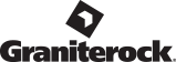 Graniterock black and white logo
