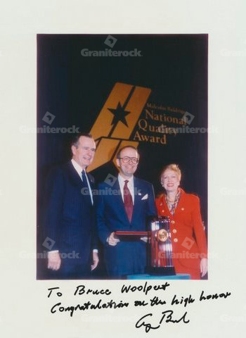 1992 Malcolm Baldrige National Quality Award Presentation President
